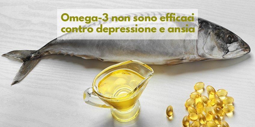 OmeOmega-3 non danno benefici depressione