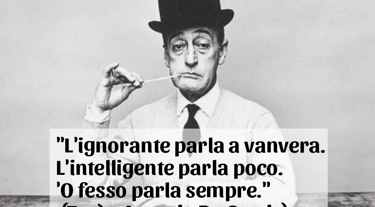 Frase del giorno di Totò sul fesso