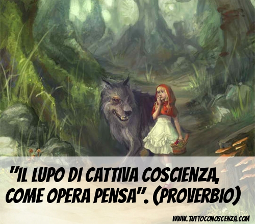 Proverbio Lupo cattiva coscienza