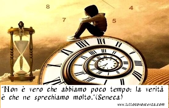 Frase di Senca sul tempo che scorre