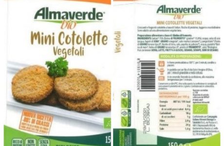 Richiamo alimentare Almaverde Bio Mini Cotolette